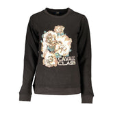 Cavalli Class Black Cotton Women Sweater -   -  Cavalli Class.